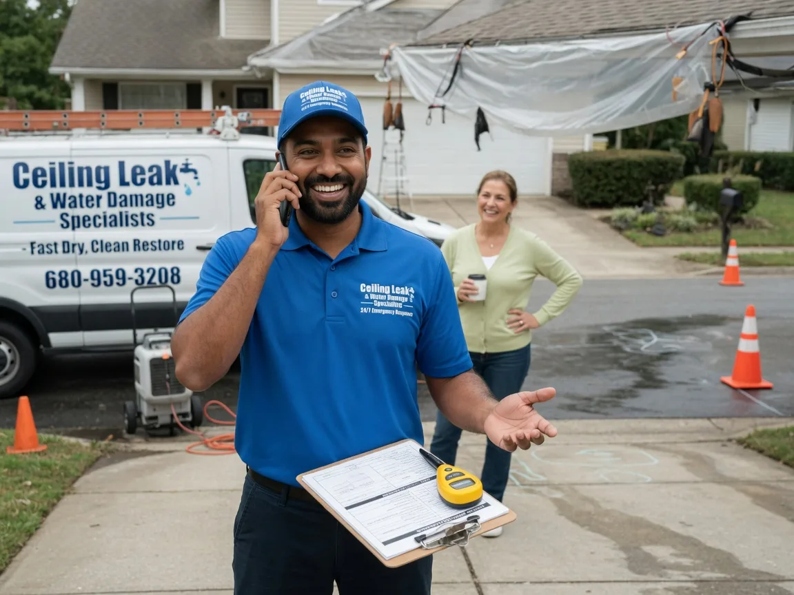 Ceiling Leak Cleanup Mount Jackson, VA FAQs